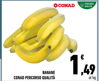 Conad Banane Conad Percorso Qualità offerta
