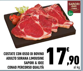 Conad Costate Con Osso Di Bovino Adulto Sorana Limousine Sapori&Idee Conad Percorso Qualità offerta