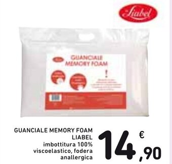 Spazio Conad Liabel Guanciale Memory Foam offerta