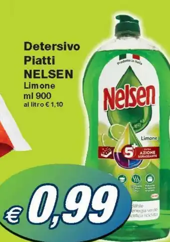 Prix Quality Nelsen Piatti Detersivo Limone ml 900 offerta