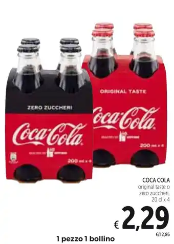 Spazio Conad Coca-Cola 20cl x 4 offerta