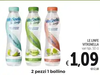 Spazio Conad Vitasnella Le Linfe 50cl offerta