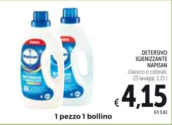 Spazio Conad Napisan Detersivo Igienizzante 1,15l offerta