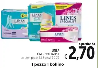 Spazio Conad Lines Specialist Linea 8 pezzi offerta