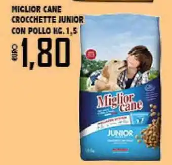 Miglior Cane Crocchette Junior con Pollo 1,5kg