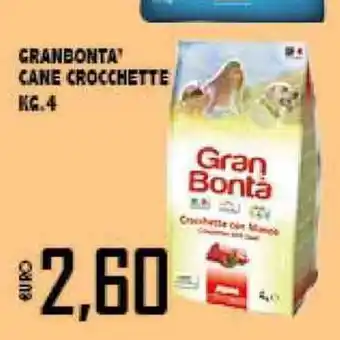 Big Food Granbontà Cane Crocchette 4kg offerta
