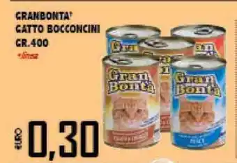 Big Food Granbontà Gatto Bocconcini 400gr offerta