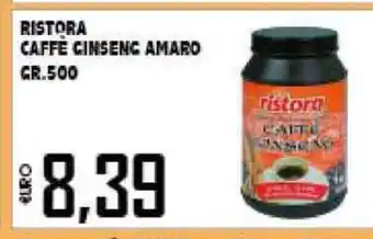 Big Food Ristora Caffè Ginseng Amaro 500gr offerta