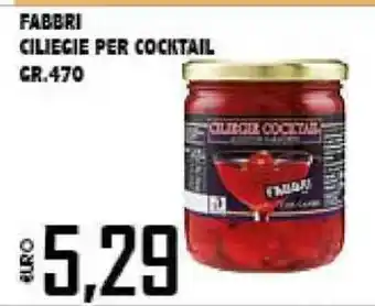 Fabbri Ciliegie per Cocktail 470g