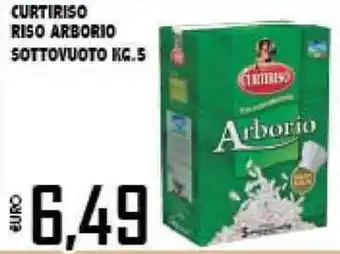 Big Food Curtiriso Riso Arborio Sottovuoto 5kg offerta