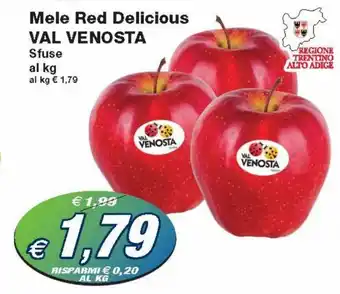 Prix Quality Val Venosta Mele Red Delicious Sfuse offerta