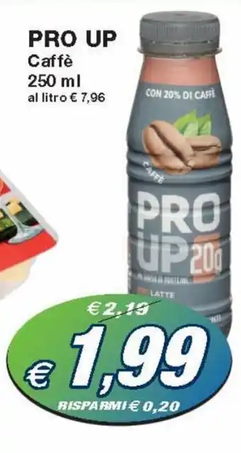 Prix Quality Pro Up Caffè 250 ml offerta