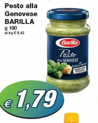 Prix Quality Barilla Pesto All Genovese g 190 offerta