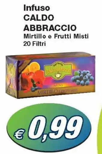 Caldo Abbraccio Infuso Mirtillo e Frutti Misti 20 Filtri