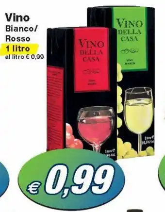 Vino Della Casa Bianco/Rosso 1 Litro