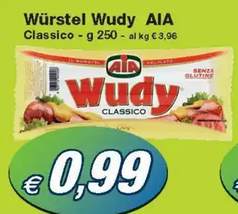 Prix Quality AIA Wudy Würstel Classico g 250 offerta
