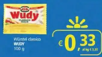 Alter Discount AIA Wudy Würstel Classico 100 g offerta