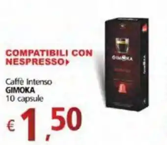 Alter Discount Gimoka Caffè Intenso 10 Capsule offerta
