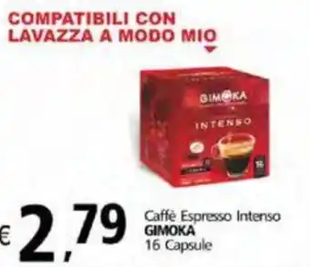 Alter Discount Gimoka Caffè Espresso Intenso 16 Capsule offerta