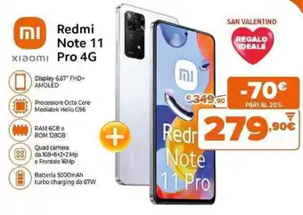 Expert Xiaomi Redmi Note 11 Pro 4G offerta