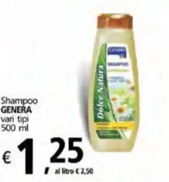 Genera Shampoo Vari Tipi 500 ml