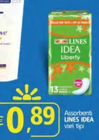 Lines Idea Assorbenti Vari Tipi