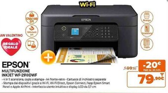Expert Epson Multifunzione Inkjet WF-2910DWF offerta