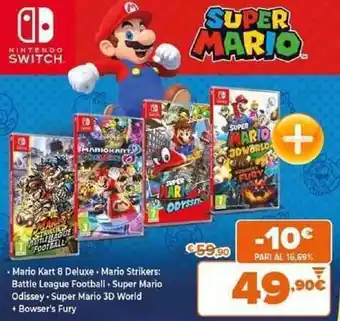 Expert Nintendo Switch Super Mario offerta