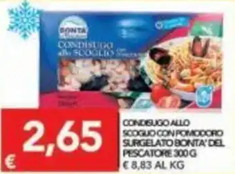 TuoDi Bonta Condisugo Scoglio Con Pomodoro Surgelato Del Pescatore 300 g offerta