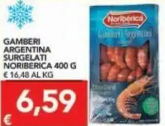 TuoDi Noriberica Gamberi Argentina Surgelati 400 g offerta