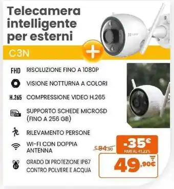 Expert Telecamera intelligente per esterni offerta