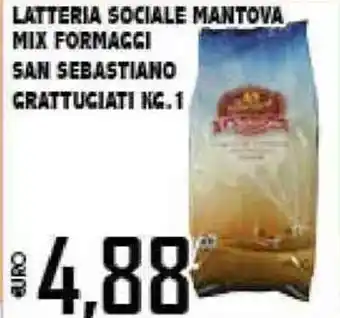 Latteria Sociale Mantova Mix Formaggi San Sebastiano Grattugiati 1kg