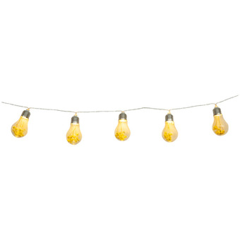 Action Ghirlanda di luci con fiori secchi offerta