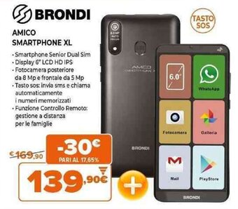 Expert Brondi Amico Smartphone XL offerta