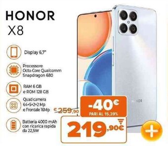 Expert Honor X8 offerta