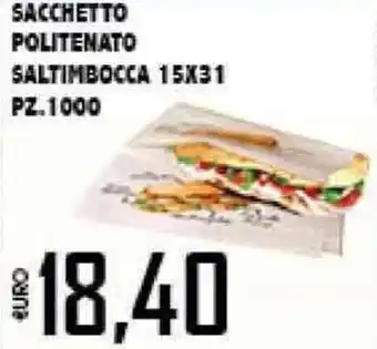 Sacchetto Politenato Saltimbocca 15x31 1000pz