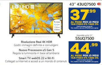 Euronics LG 43" - 43UQ7500 offerta