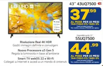 Euronics LG 55UQ7500 offerta