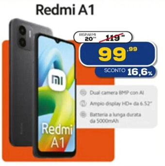 Euronics Xiaomi Redmi A1 offerta