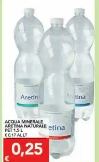 TuoDi Aretina Naturale Acqua Minerale PET 1,5 l offerta