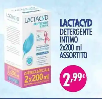 Acqua & Sapone Lactacyd Detergente intimo 2 x 200ml assortito offerta