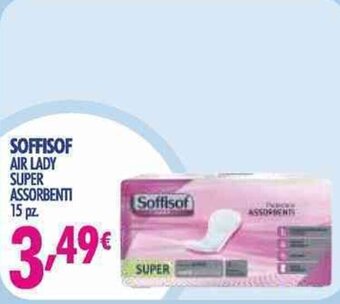 Acqua & Sapone Soffisof Air Lady Super Assorbenti 15 pz offerta