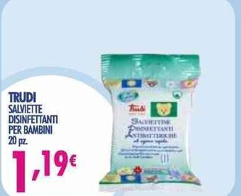 Trudi Salviette Disinfettanti Per Bambini 20 pz