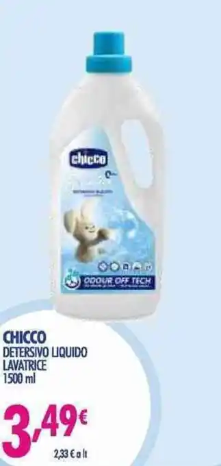Acqua & Sapone Chicco Detersivo Lavatrico 1500 ml offerta