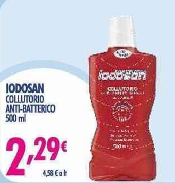 Acqua & Sapone Iodosan Collutorio Anti-Batterico 500 ml offerta