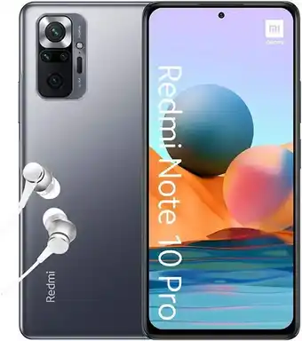 Amazon Xiaomi redmi note 10 pro - smartphone 6+128 gb, 6.67 pollici 120hz amoled dotdisplay, snapdragon 732g, 108mp quad camera, ... offerta