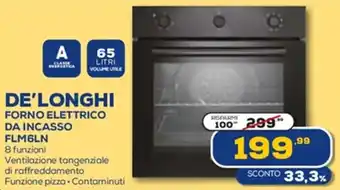 Euronics DeLonghi Forno Elettrico da Incasso FLM6LN offerta