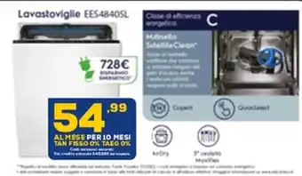 Euronics Electrolux Lavastoviglie EES4840SL offerta