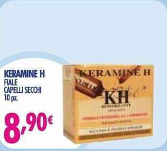 Keramine H Fiale Capelli Secchi 10 pz