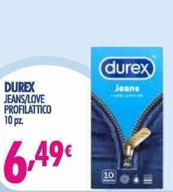 Acqua & Sapone Durex Jeans/Love Profilattico 10 pz offerta